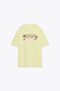 TEXT PRINT T-SHIRT