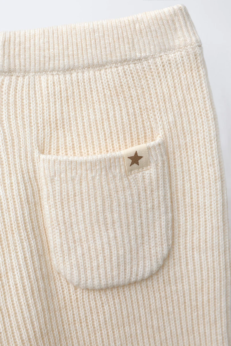 PANTALON DE JOGGING EN MAILLE