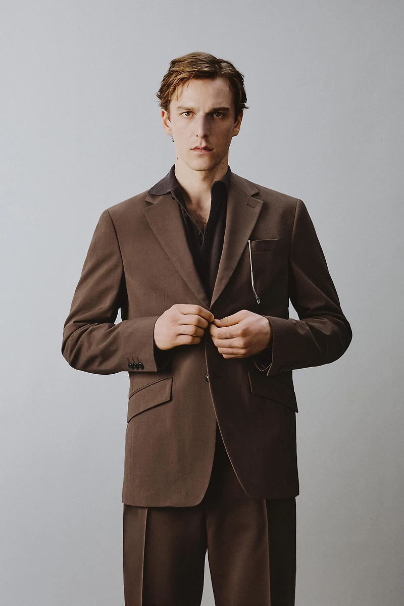 REGULAR FIT SUIT BLAZER