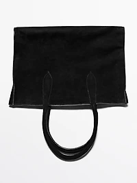Maxi XL suede leather bag - LIMITED