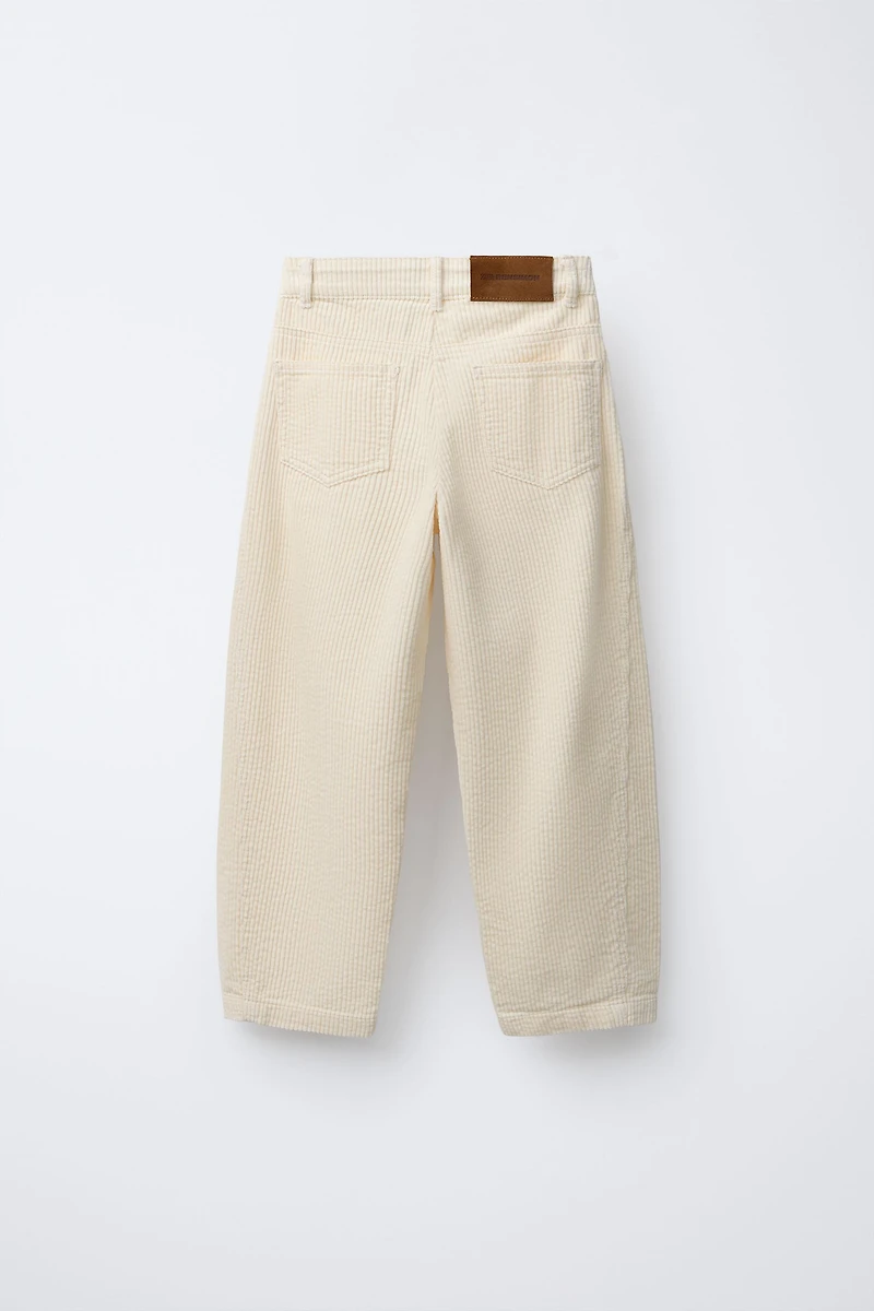 BARREL CORDUROY PANTS BENSIMON ® X ZARA