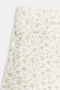 TRF BAGGY FLORAL PRINT JEANS