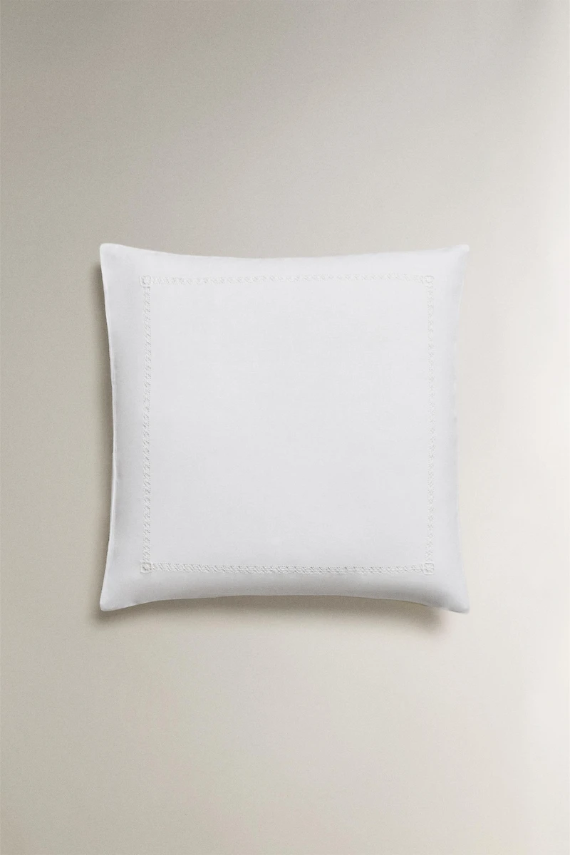 LINEN HEMSTITCHED PILLOWCASE