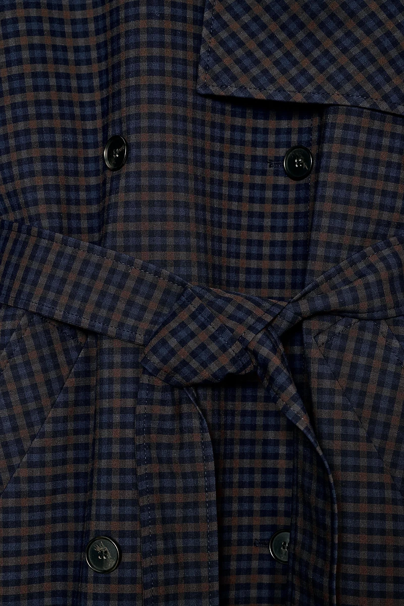 PLAID TRENCH COAT ZW COLLECTION LIMITED EDITION