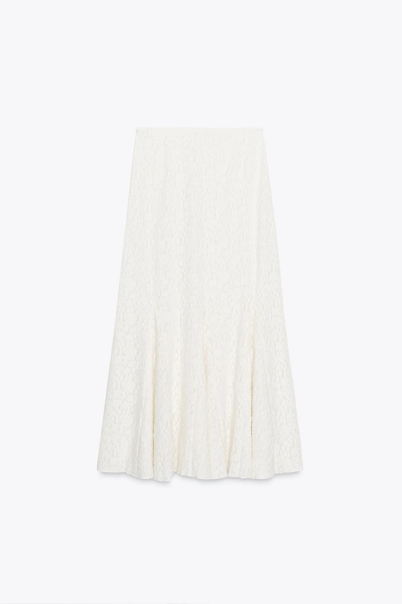SOFT-TOUCH LACE SKIRT