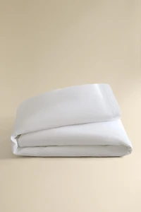 SATEEN COTTON DUVET COVER WITH PLEATED EDGE (1000 THREAD COUNT)