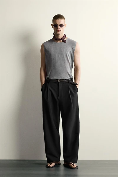 100% LINEN KNIT TANK TOP