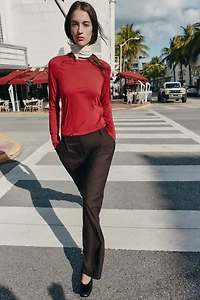 COTTON LONG SLEEVE T-SHIRT