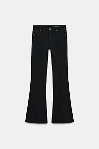 LOW-RISE FLARE PANTS