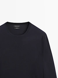 Pull en maille 100 % laine mérinos
