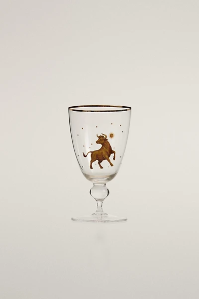 TAURUS ZODIAC GLASS | MARISA BERENSON