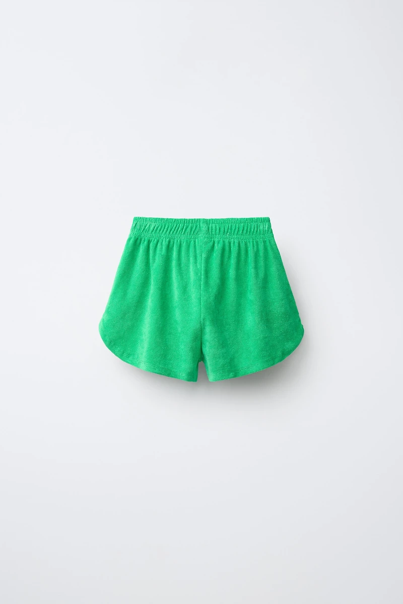TERRY CLOTH POLO AND BERMUDA SET