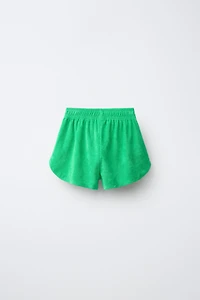 TERRY CLOTH POLO AND BERMUDA SET