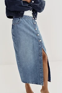 Z1975 WRAP DENIM SKIRT