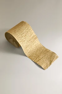 GOLD CREPE CHRISTMAS RIBBON