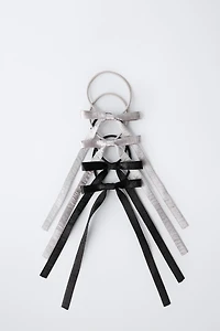 FOUR-PACK OF BOW HAIR TIES