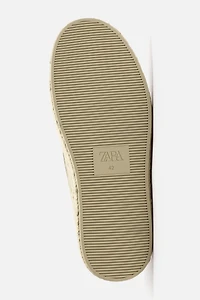MOCASSINS EN CUIR CASUAL JUTE