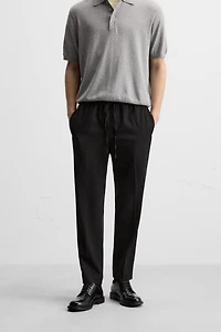 JOGGER WAIST STRETCH PANTS
