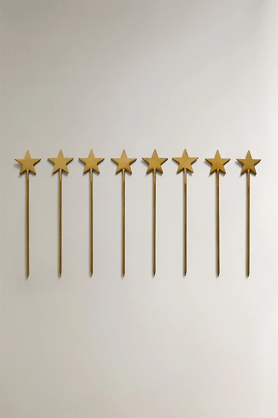 SET OF CHRISTMAS STAR SKEWERS (SET OF 8)
