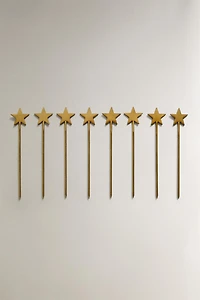 SET OF CHRISTMAS STAR SKEWERS (SET OF 8)