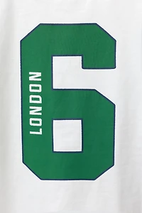 TEXT JOGGING T-SHIRT