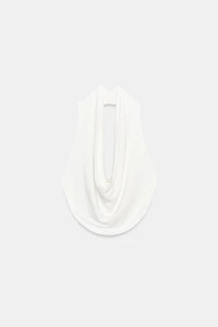 DRAPED HALTER TOP