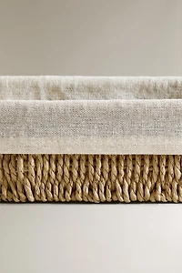 RECTANGULAR FABRIC INTERIOR BASKET