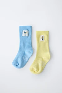 TWO-PACK OF MICKEY MOUSE AND DONALD DUCK LONG SOCKS © DISNEY