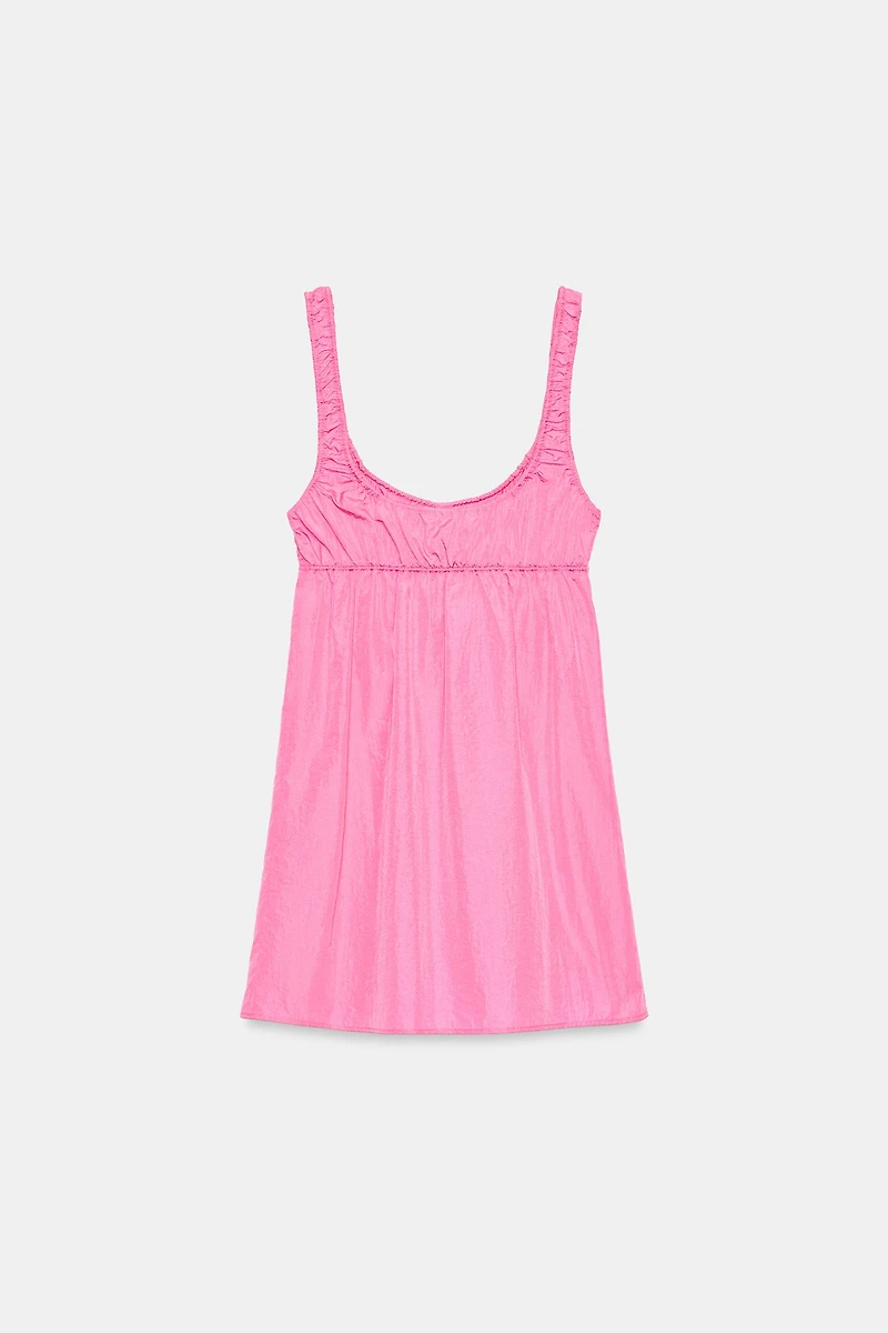 SHORT NYLON STOPPER DRESS