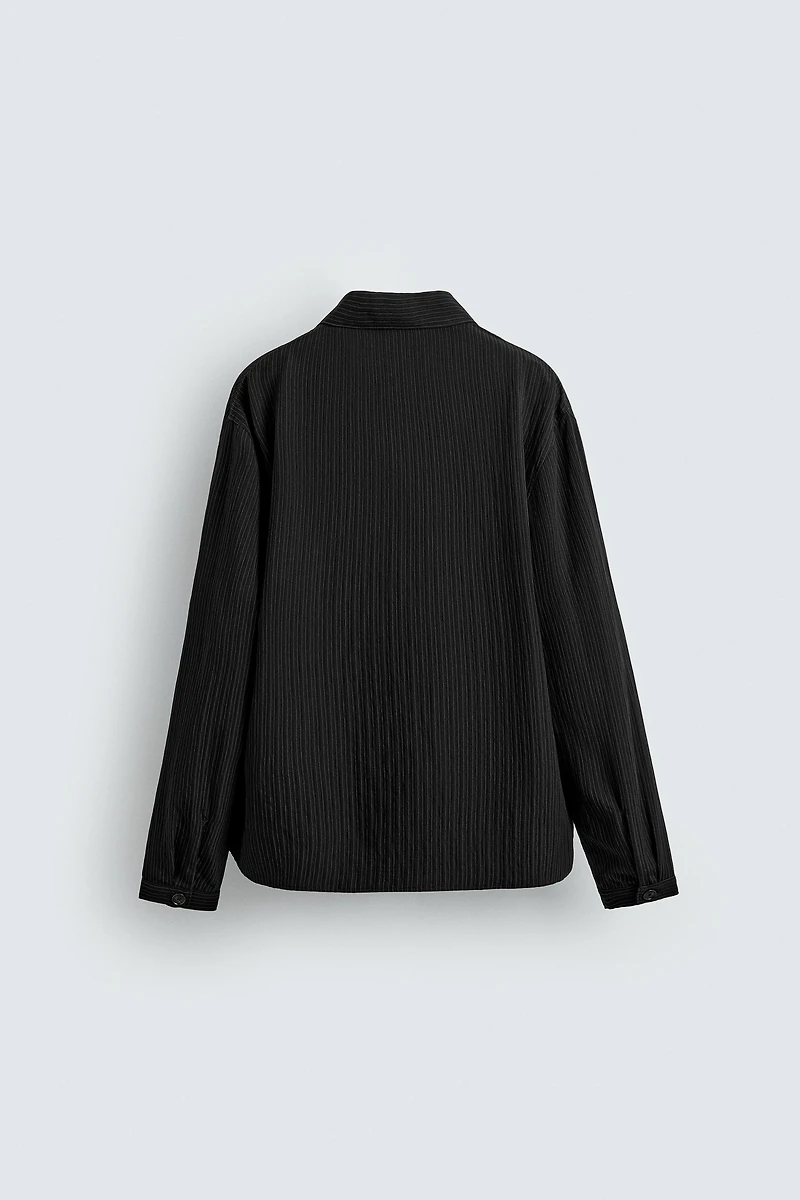 STRIPED KIMONO SHIRT