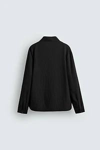 STRIPED KIMONO SHIRT