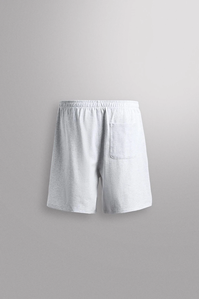 9" COTTON SWEATSHORTS