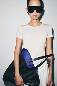 MAXI SAC À ÉPAULE EN CUIR