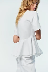 T-SHIRT PÉPLUM