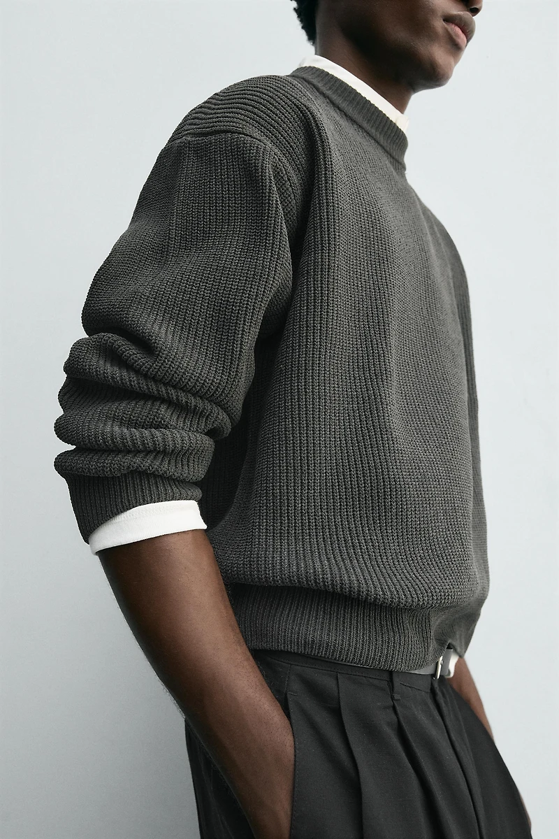 PULL STRUCTURÉ CHENILLE