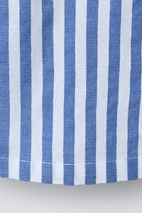 ROBE À RAYURES ET LISERÉS