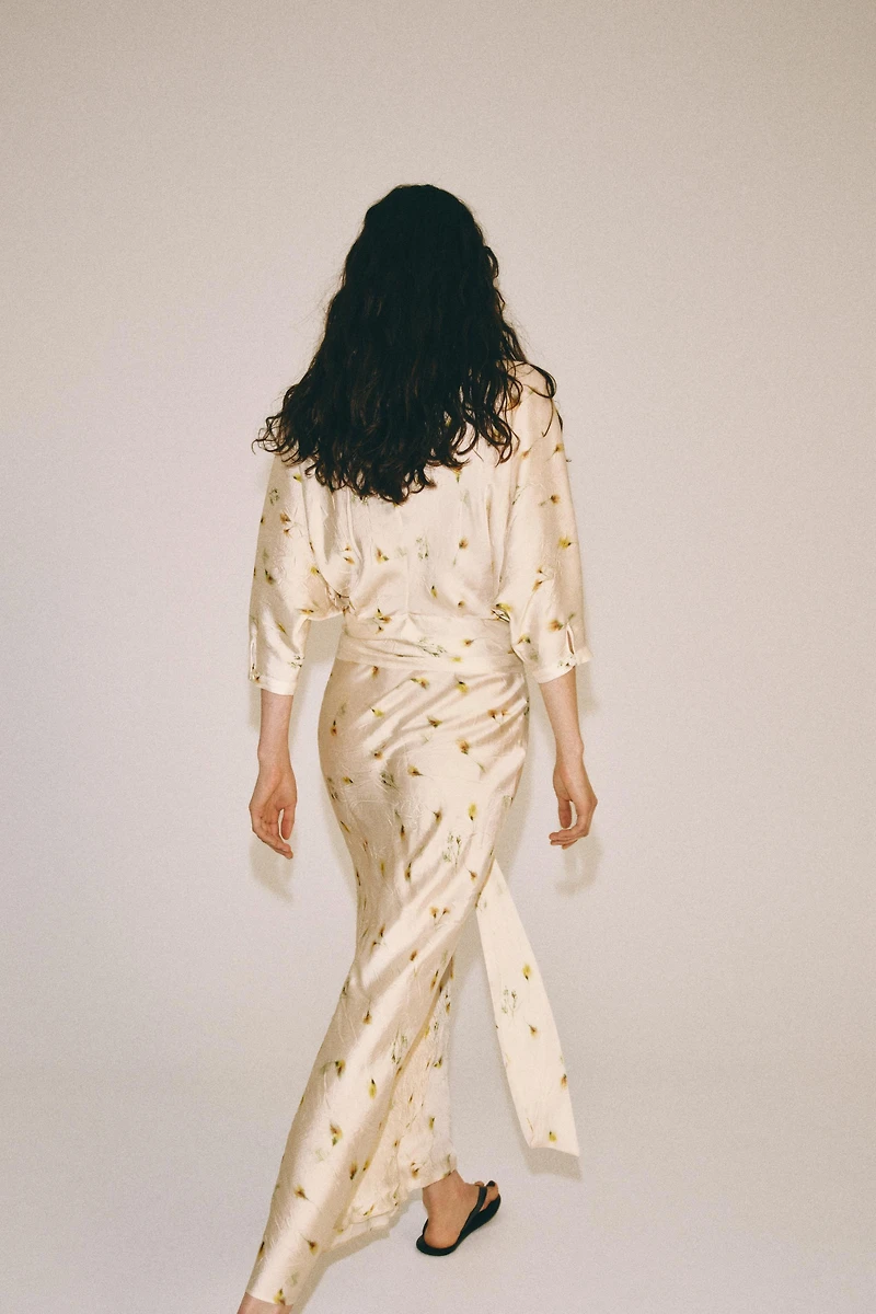 ZW COLLECTION PRINTED MAXI DRESS