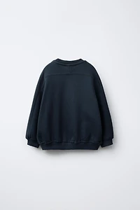 TEXT PATCH SWEATSHIRT