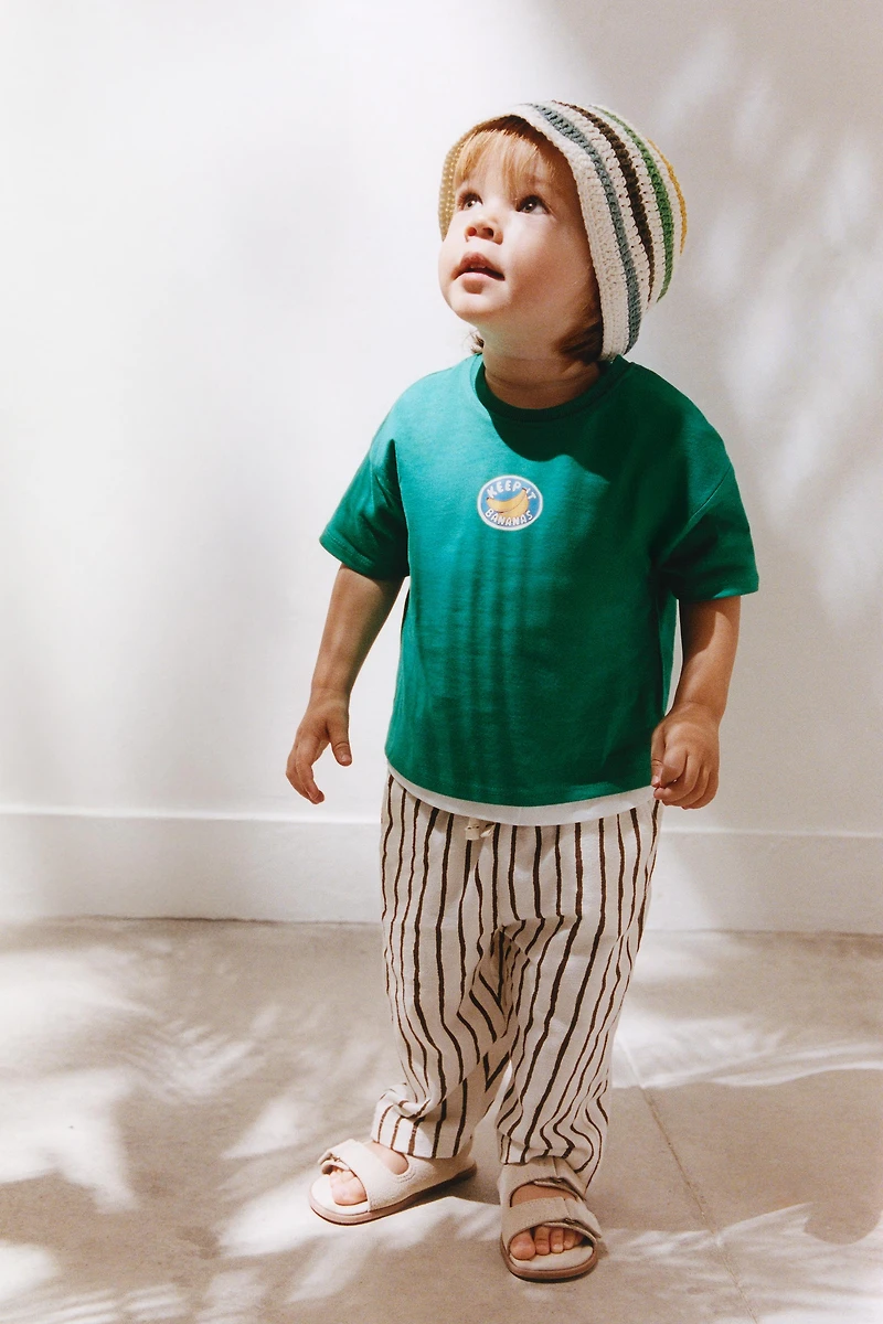 TWO-PACK OF BASIC AND PRINTED T-SHIRTS