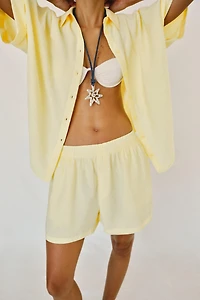 SHORT FLUIDE À TAILLE ÉLASTIQUE