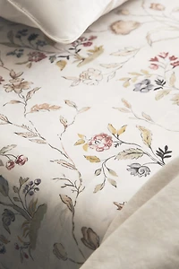 FLORAL SATEEN FLAT SHEET