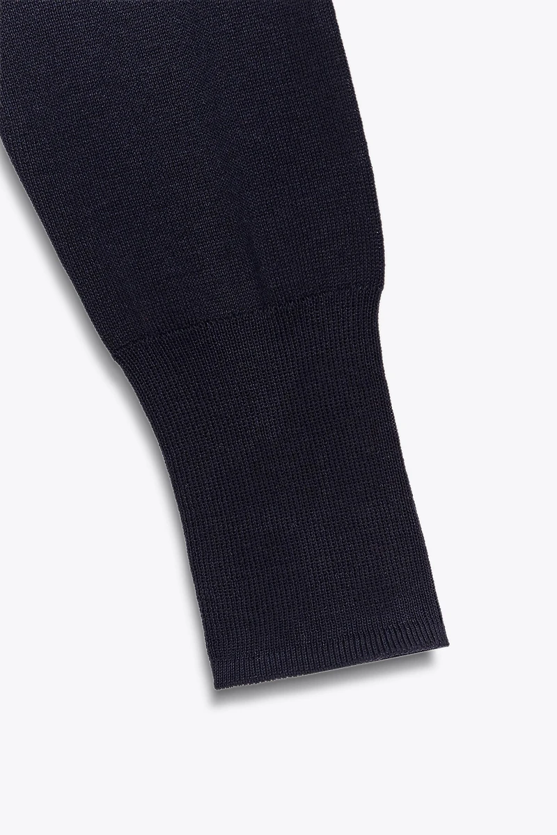 PULL EN MAILLE UNIE NŒUD