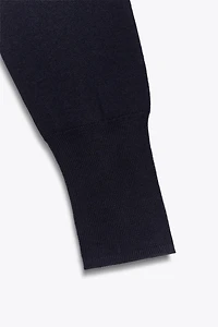 PULL EN MAILLE UNIE NŒUD