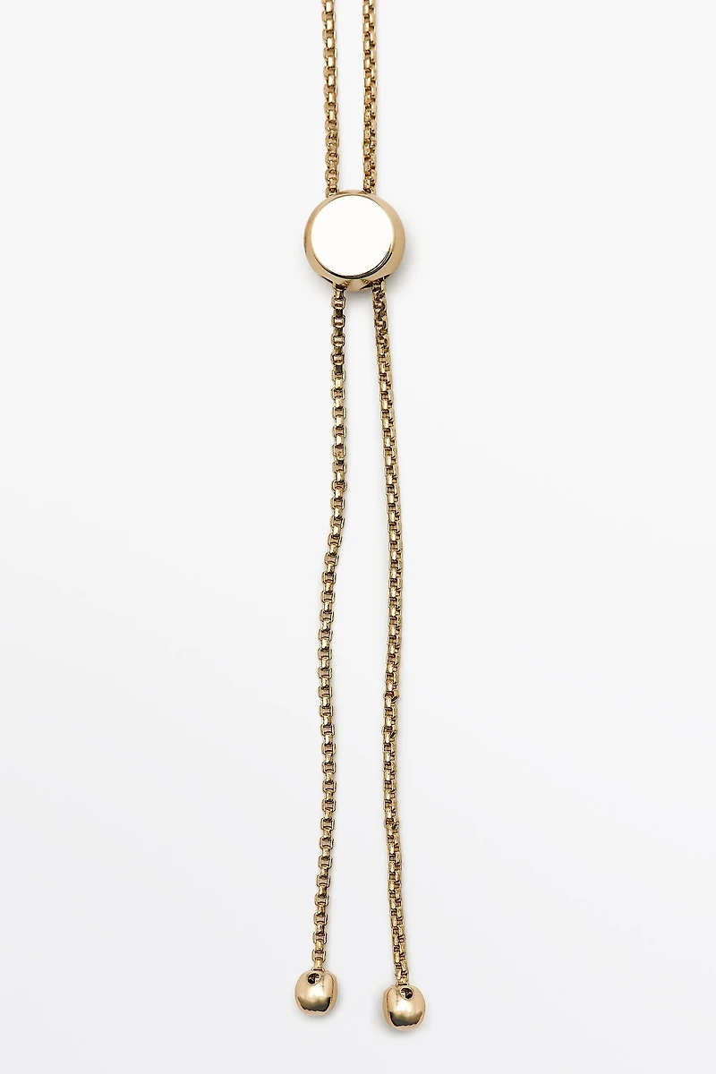 Oval Quartz Pendant Necklace