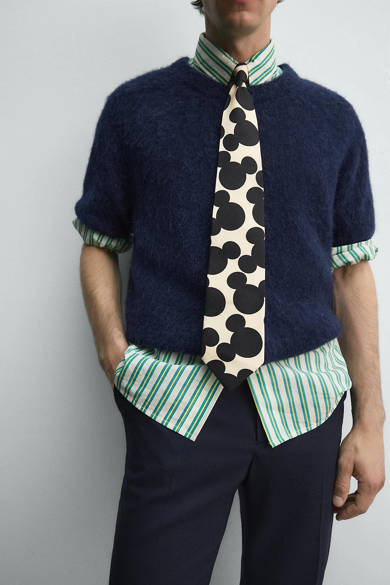 TEXTURED CARDIGAN HARRY LAMBERT FOR ZARA X DISNEY