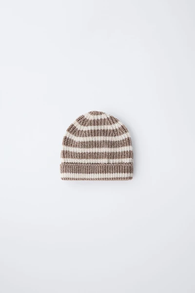 STRIPED KNIT HAT