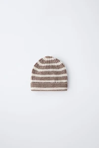 STRIPED KNIT HAT