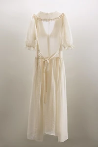 FLOWY LACE MIDI DRESS