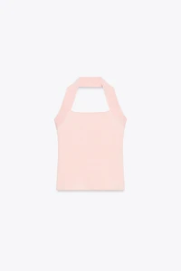 STRETCH HALTER TOP