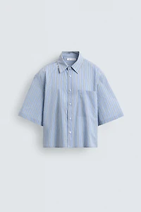 CONTRAST STRIPED SHIRT